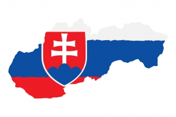  Magnetická mapa Slovenska, ilustrovaná, farebná