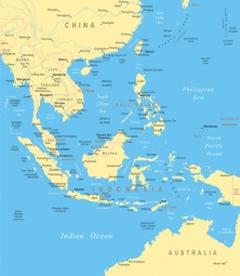  Magnetická mapa, ilustrovaná, žlto-modrá