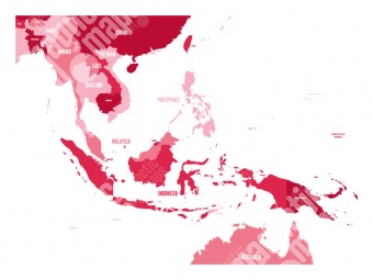  Magnetická mapa, vektorová, čierna